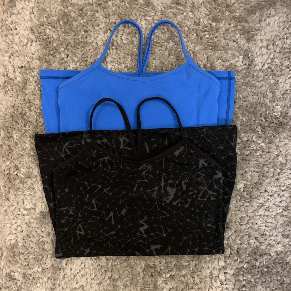 TWO lululemon power Y tanks